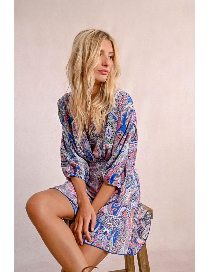 lili sidonio x molly bracken Robe courte imprimée MULTICO AELIS