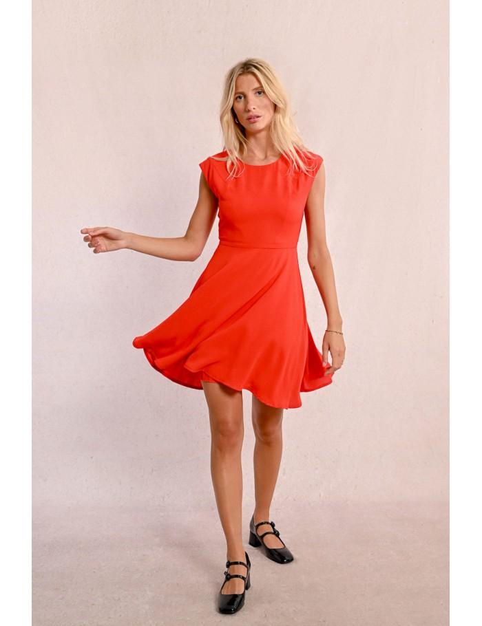 lili sidonio x molly bracken Robe courte patineuse ROUGE lili sidonio x molly bracken Robe courte patineuse ROUGE