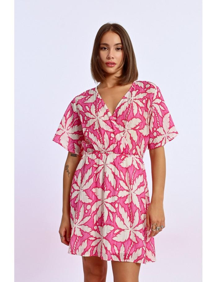 Lili Sidonio X Molly Bracken Robe Courte Portefeuille PINK CARACOL