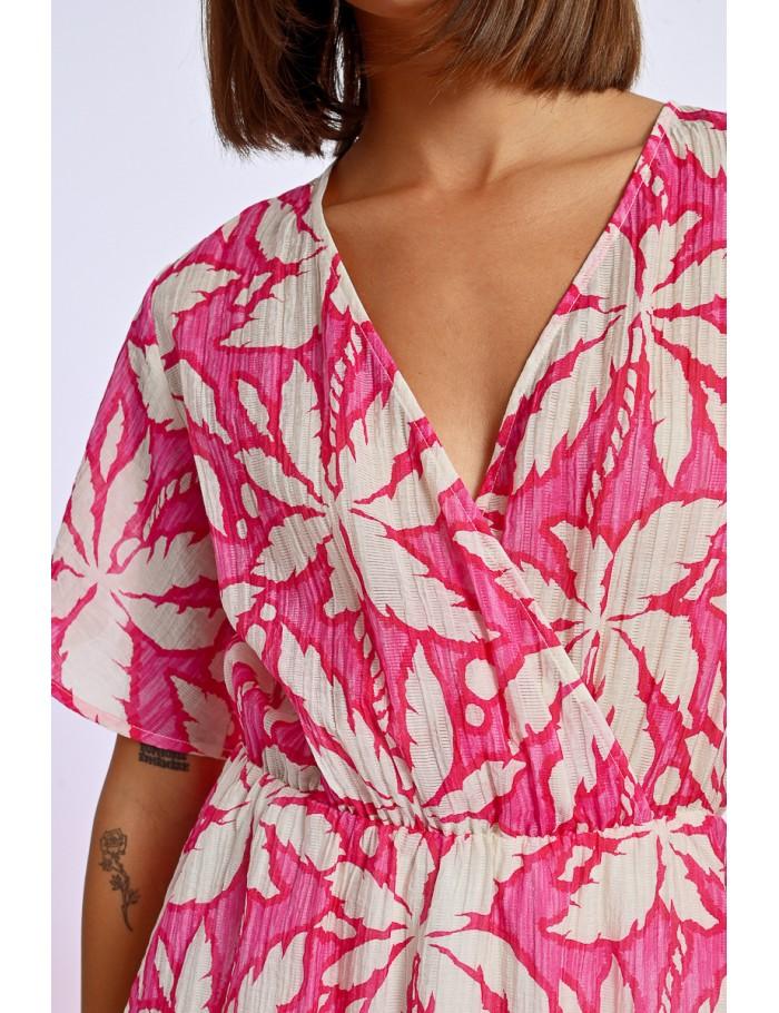 Lili Sidonio X Molly Bracken Robe Courte Portefeuille PINK CARACOL