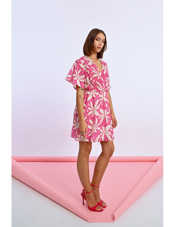 Lili Sidonio X Molly Bracken Robe Courte Portefeuille PINK CARACOL