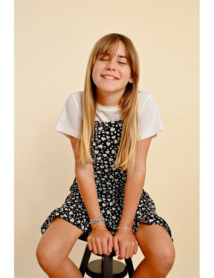 Lili Sidonio X Molly Bracken Robe En Bi Matière Imprimée BLACK LISE