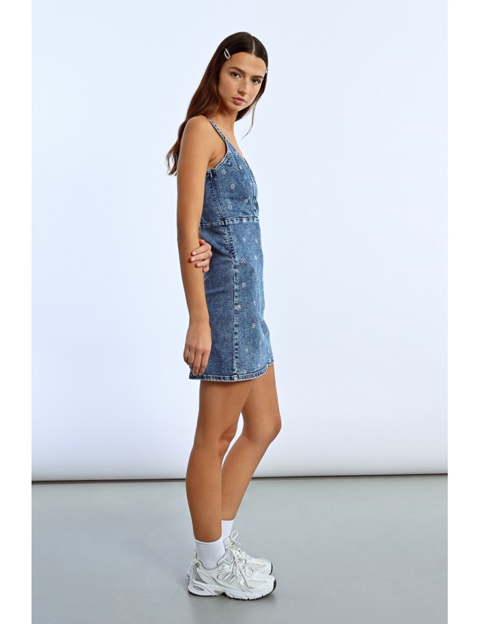 Lili Sidonio X Molly Bracken Robe En Jean DENIM BLUE