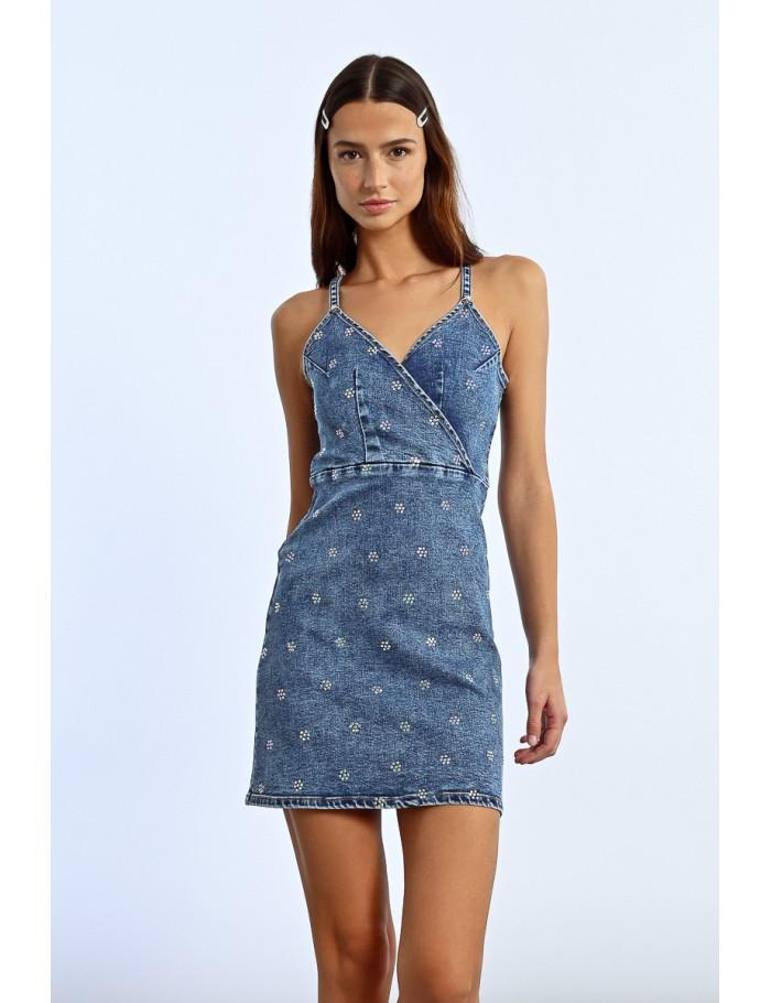 lili sidonio x molly bracken Robe en jean DENIM BLUE lili sidonio x molly bracken Robe en jean DENIM BLUE