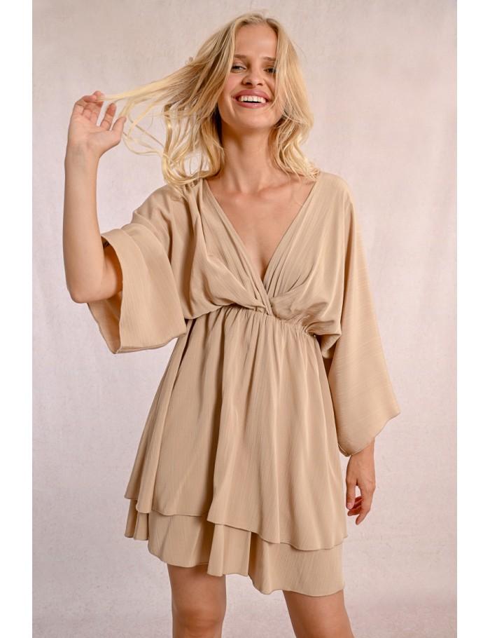 Lili Sidonio X Molly Bracken Robe Esprit Kimono BEIGE