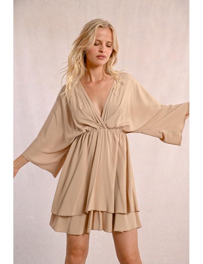 lili sidonio x molly bracken Robe esprit kimono BEIGE lili sidonio x molly bracken Robe esprit kimono BEIGE