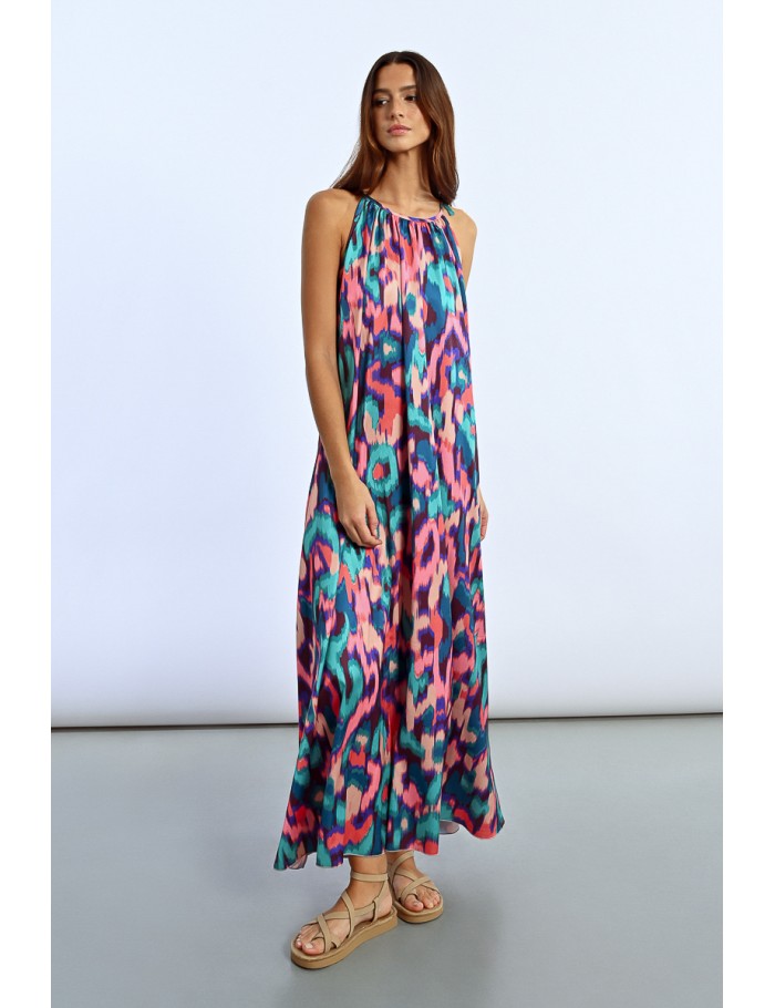 Lili Sidonio X Molly Bracken Robe Longue à Fines Bretelles MULTICO VALLADOLID