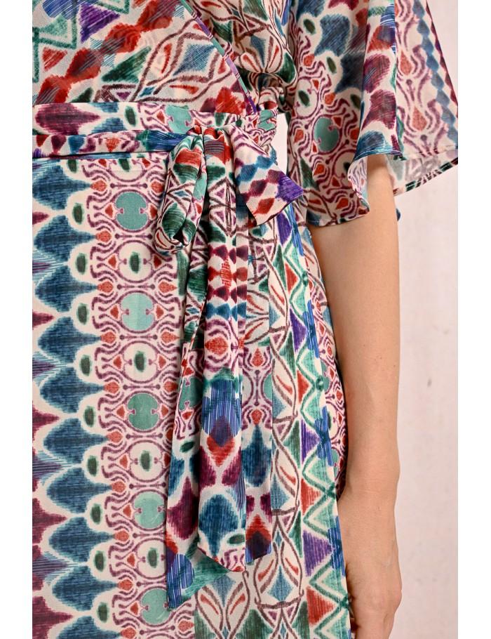Lili Sidonio X Molly Bracken Robe Longue à Imprimé MULTICO ELEA