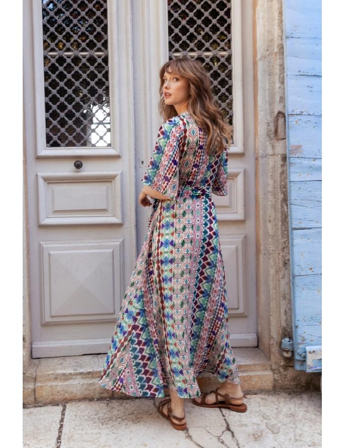 lili sidonio x molly bracken Robe longue à imprimé MULTICO ELEA lili sidonio x molly bracken Robe longue à imprimé MULTICO ELEA