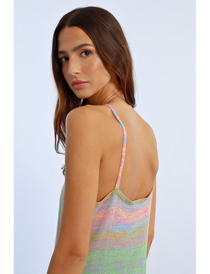 Lili Sidonio X Molly Bracken Robe Longue En Maille Rayée MULTICOLOUR