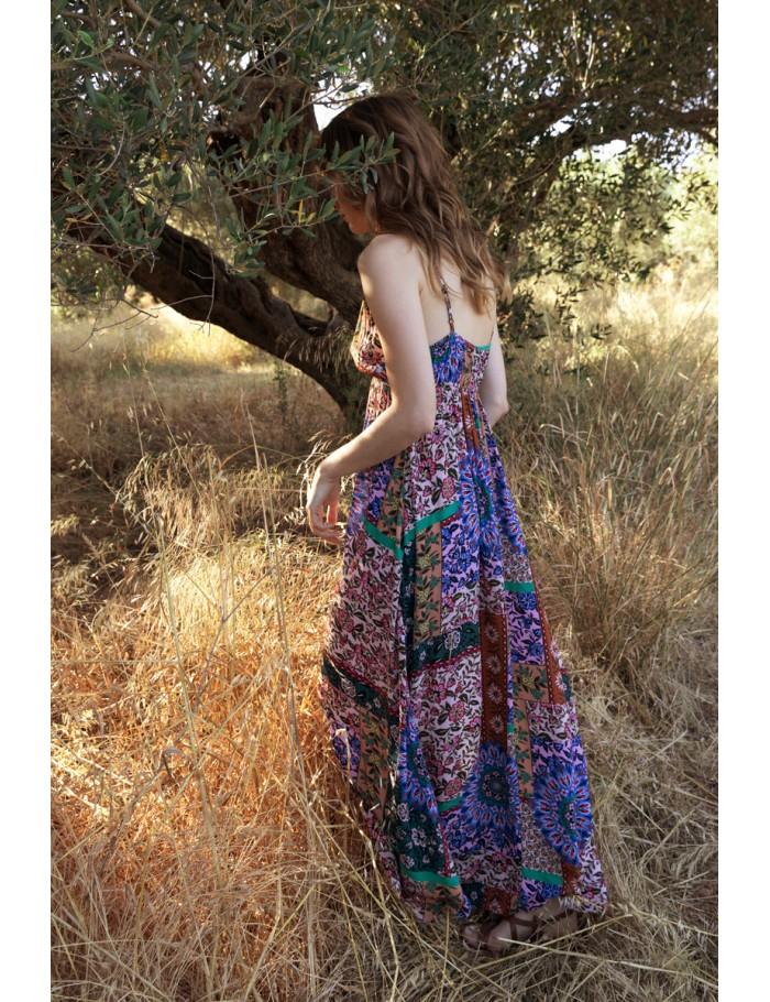 Lili Sidonio X Molly Bracken Robe Longue Imprimée MULTICO BANITA