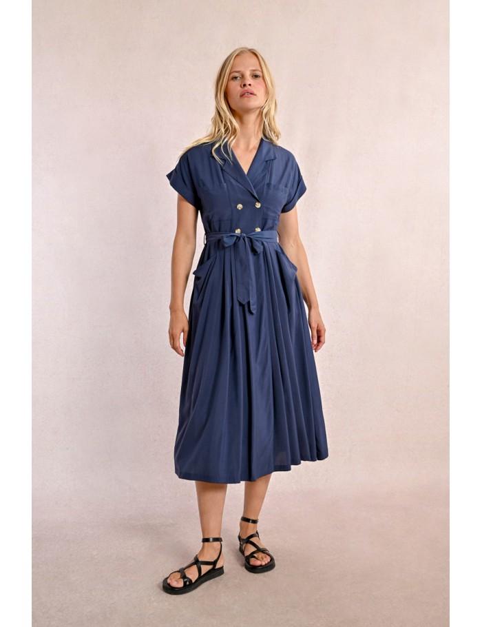 lili sidonio x molly bracken Robe longue trench NAVY BLUE lili sidonio x molly bracken Robe longue trench NAVY BLUE