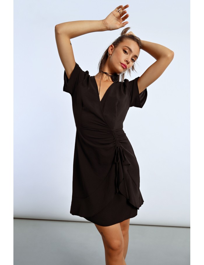 Lili Sidonio X Molly Bracken Robe Portefeuille BLUE