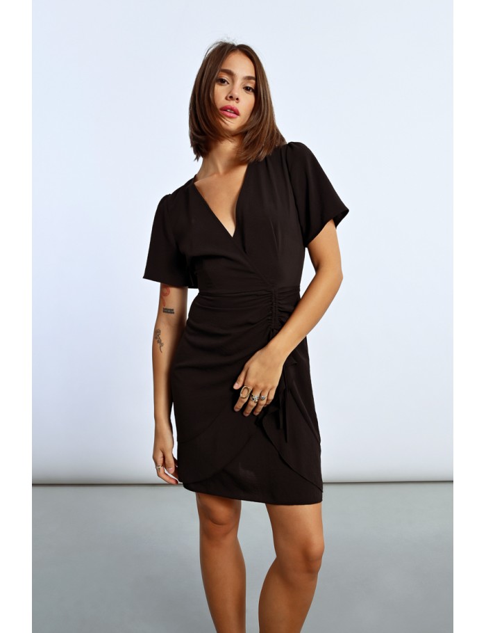 lili sidonio x molly bracken Robe portefeuille BLUE