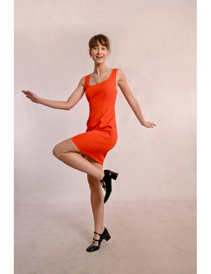 lili sidonio x molly bracken Robe rétro à dos ouvert CORAL lili sidonio x molly bracken Robe rétro à dos ouvert CORAL