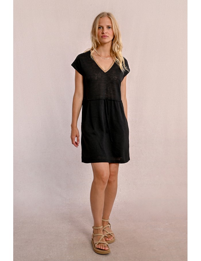 Lili Sidonio X Molly Bracken Robe Tunique Courte BLACK