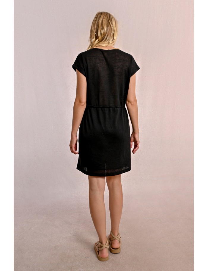 Lili Sidonio X Molly Bracken Robe Tunique Courte BLACK