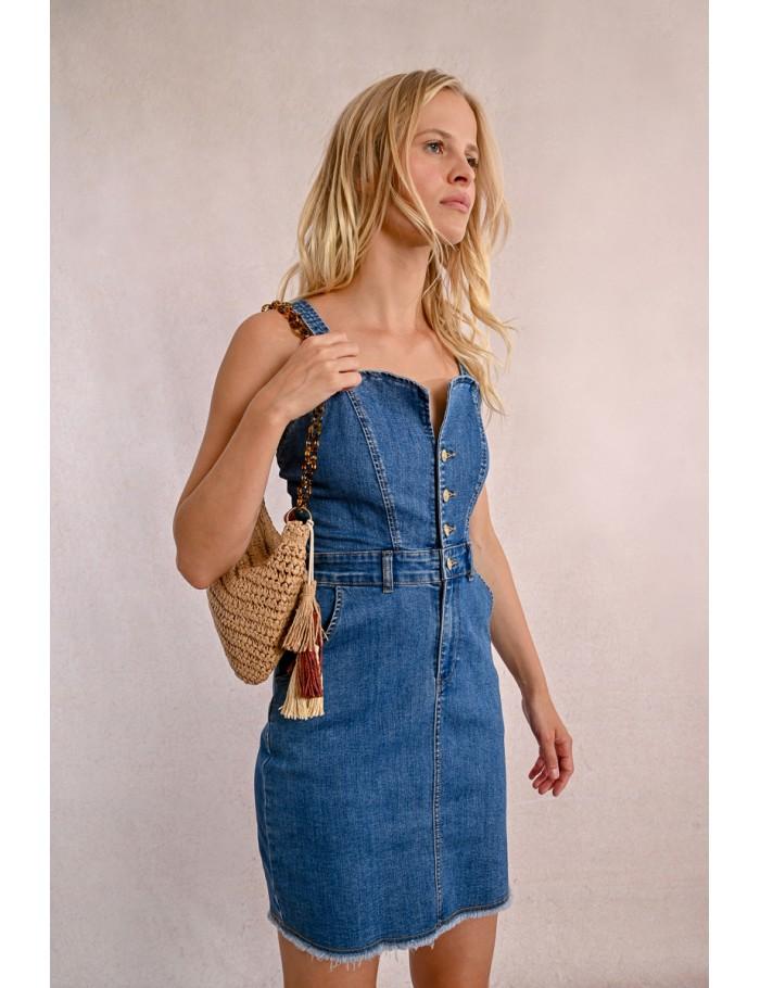 Lili Sidonio X Molly Bracken Sac à Main Tissé BEIGE