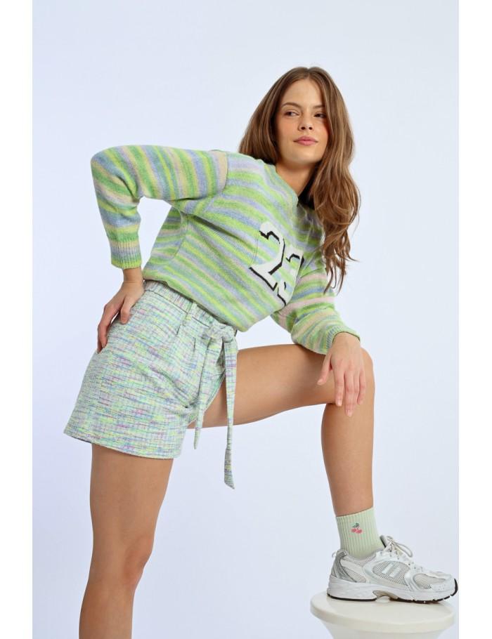 Lili Sidonio X Molly Bracken Short En Tweed MULTICOLOUR