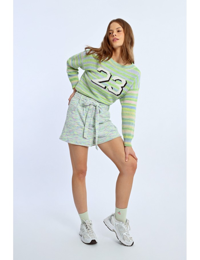 Lili Sidonio X Molly Bracken Short En Tweed MULTICOLOUR