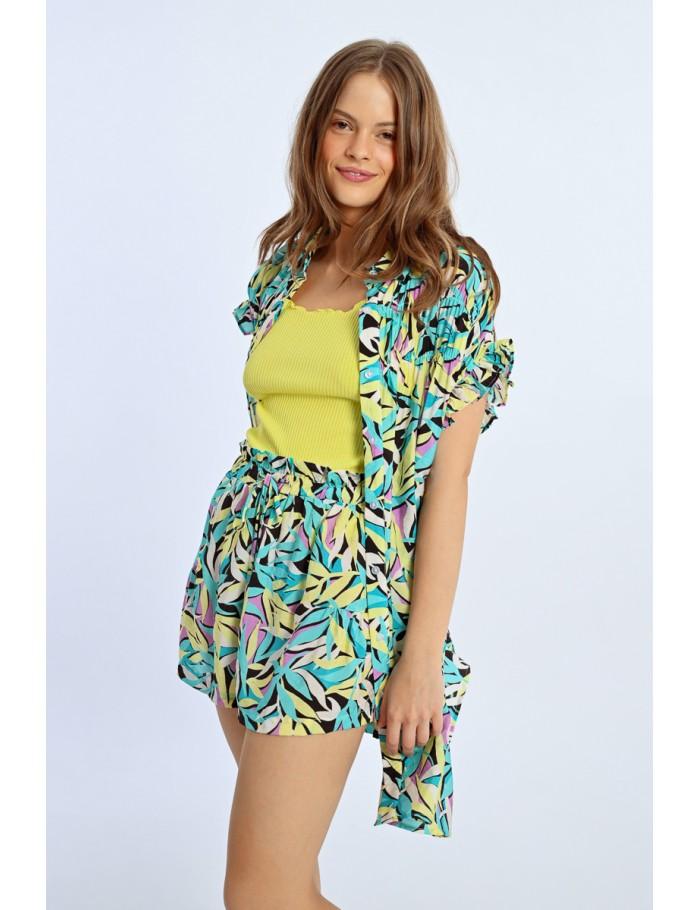 lili sidonio x molly bracken Short taille haute élastiquée BLACK COBA lili sidonio x molly bracken Short taille haute élastiquée BLACK COBA