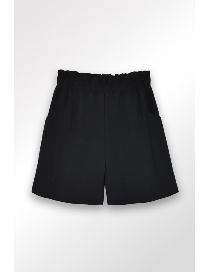 Lili Sidonio X Molly Bracken Short Taille Paper Bag BLACK