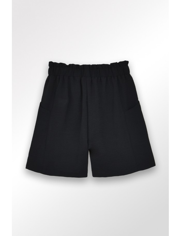 Lili Sidonio X Molly Bracken Short Taille Paper Bag BLACK