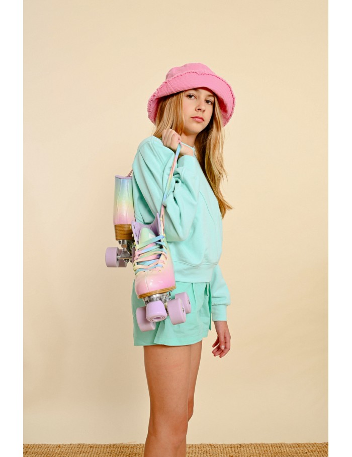 Lili Sidonio X Molly Bracken Sweat Shirt Oversize AQUA BLUE