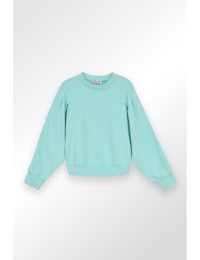 Lili Sidonio X Molly Bracken Sweat Shirt Oversize AQUA BLUE