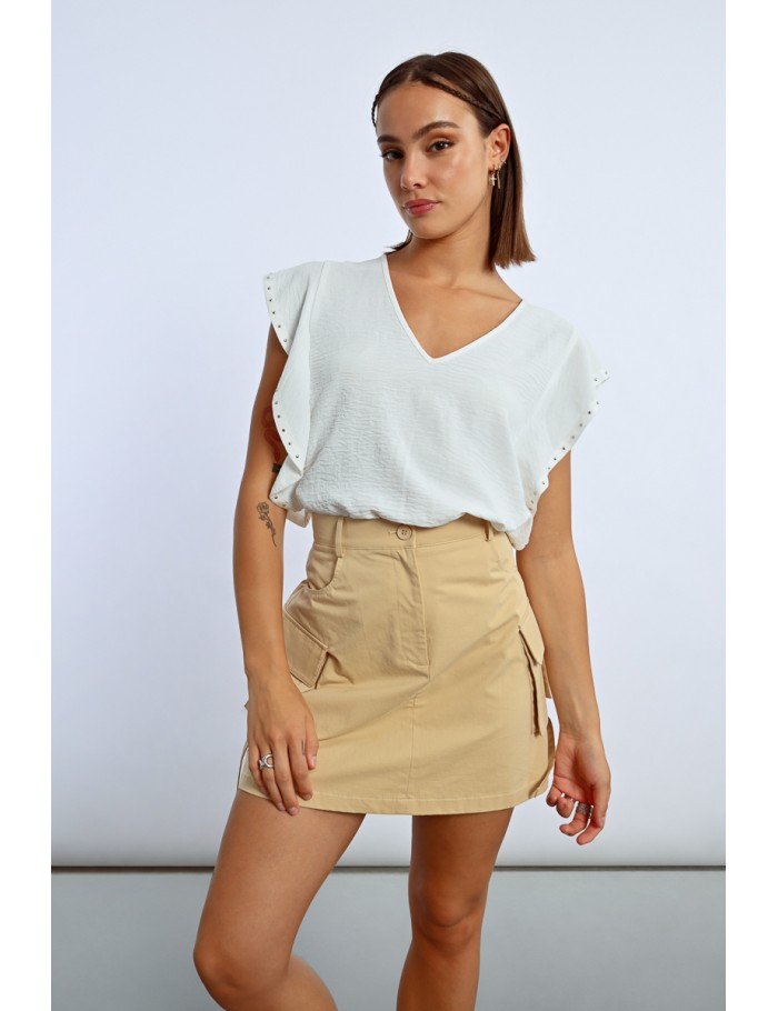 lili sidonio x molly bracken T shirt à volants VIOLET lili sidonio x molly bracken T shirt à volants VIOLET