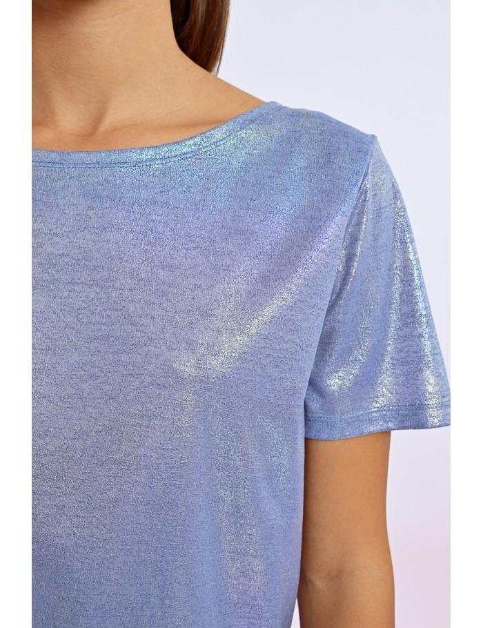 Lili Sidonio X Molly Bracken T Shirt Croisé Dans Le Dos BLUE