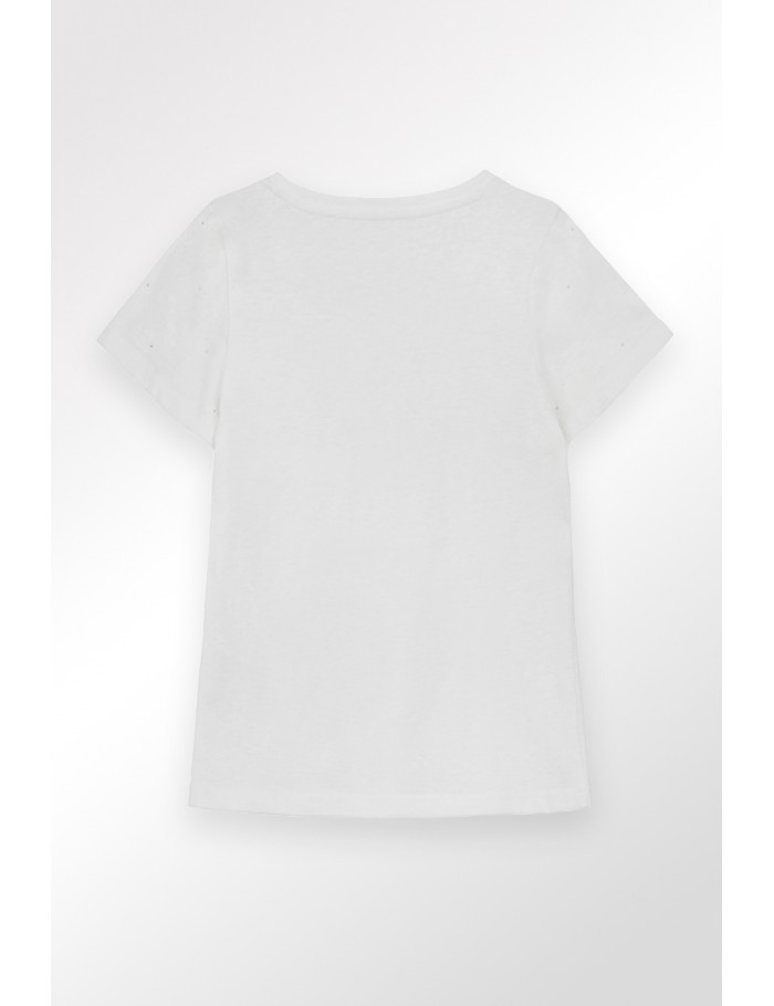 Lili Sidonio X Molly Bracken T Shirt Parsemé De Strass BLACK