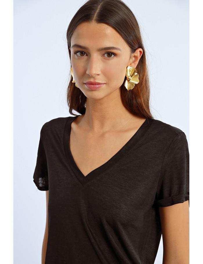 Lili Sidonio X Molly Bracken T Shirt Semi Transparent BLACK