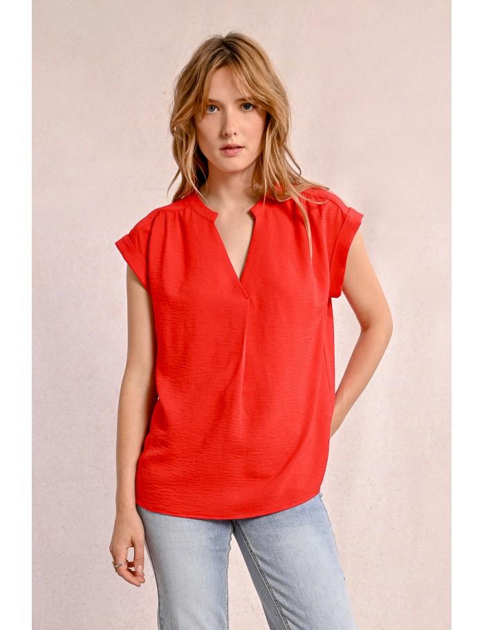 Lili Sidonio X Molly Bracken Top Chemisier Fluide NAVY BLUE