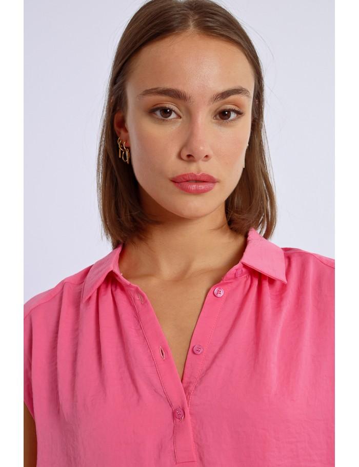 Lili Sidonio X Molly Bracken Top Chemisier Sans Manches NAVY BLUE