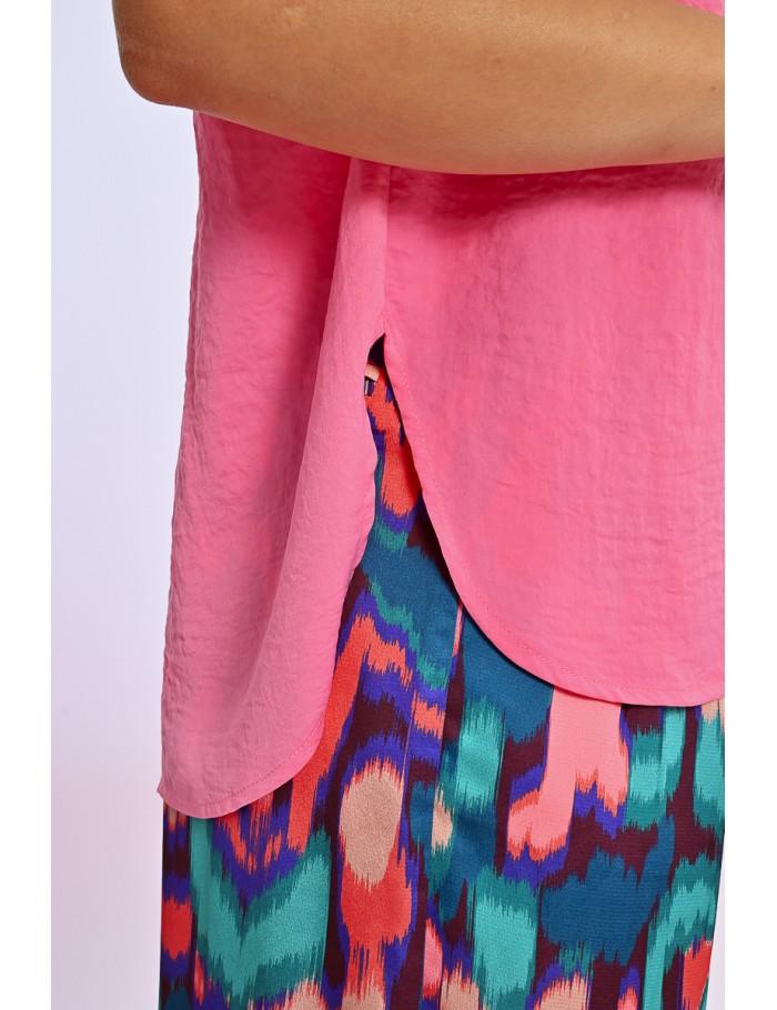 Lili Sidonio X Molly Bracken Top Chemisier Sans Manches NAVY BLUE