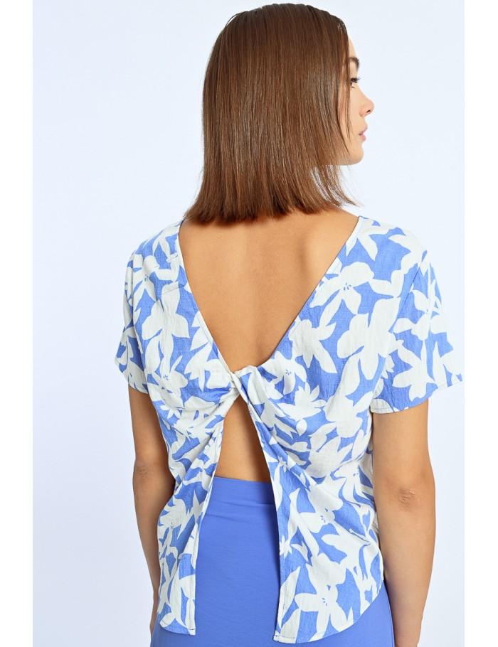 Lili Sidonio X Molly Bracken Top Dos Nu BLUE HOLBOX