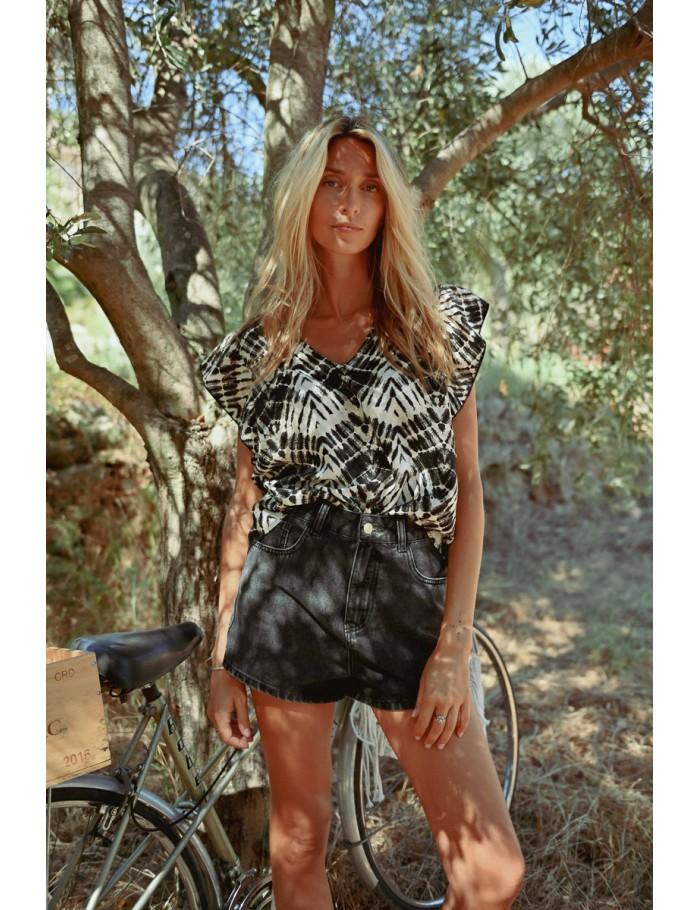 lili sidonio x molly bracken Top fluide imprimé BEIGE DOLI lili sidonio x molly bracken Top fluide imprimé BEIGE DOLI