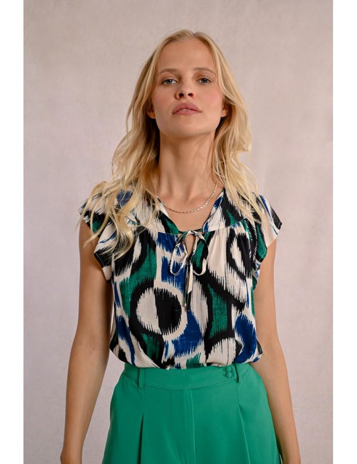 Lili Sidonio X Molly Bracken Top Imprimé MULTICO CHARLIZE