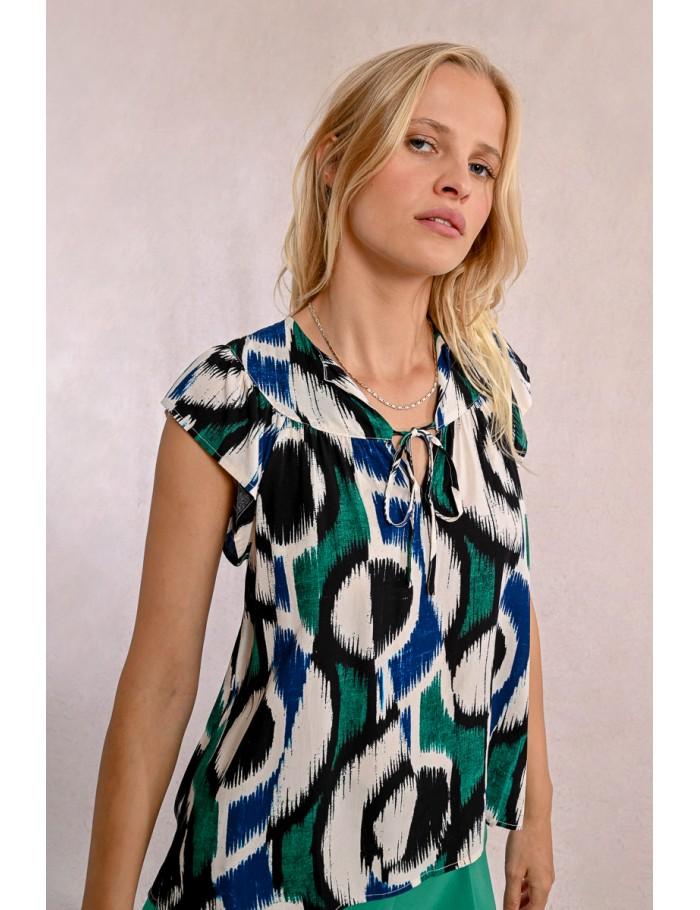 lili sidonio x molly bracken Top imprimé MULTICO CHARLIZE