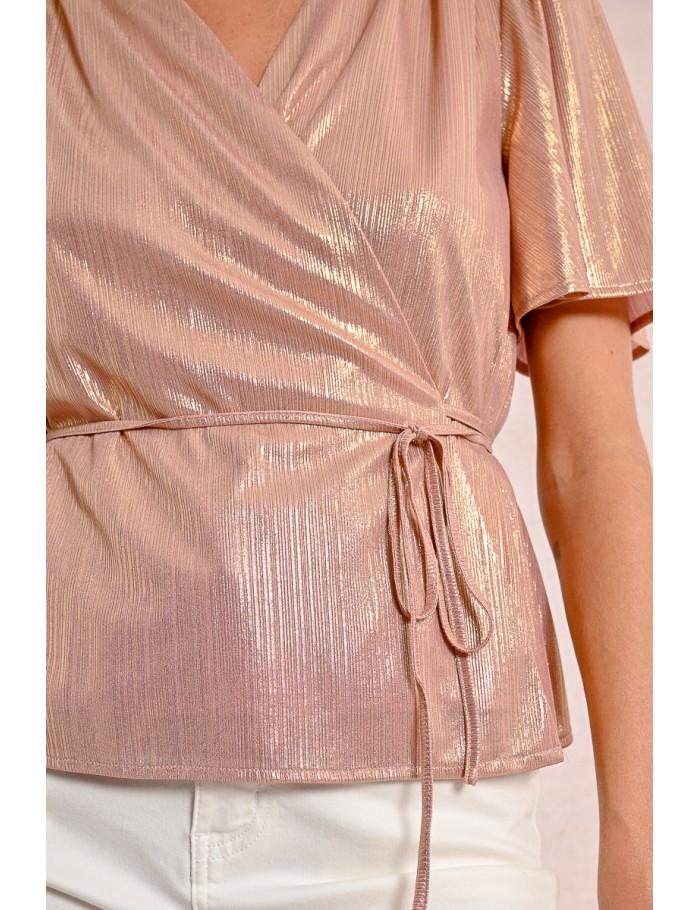 Lili Sidonio X Molly Bracken Top Portefeuille Ceinturé LIGHT PINK