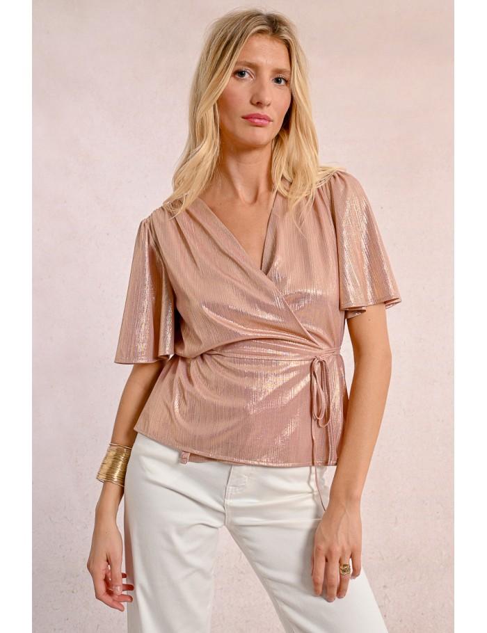 Lili Sidonio X Molly Bracken Top Portefeuille Ceinturé LIGHT PINK