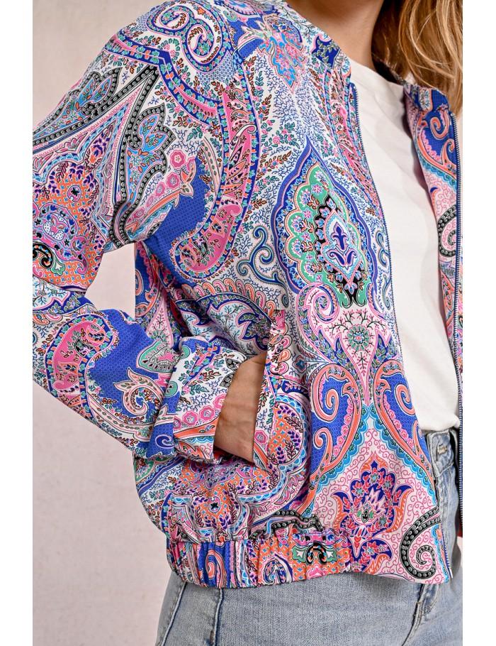 Lili Sidonio X Molly Bracken Veste Bomber MULTICO AELIS