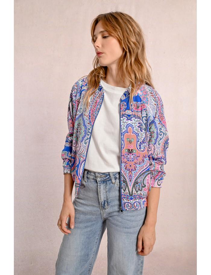 Lili Sidonio X Molly Bracken Veste Bomber MULTICO AELIS