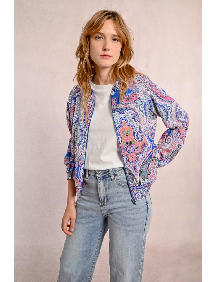 Lili Sidonio X Molly Bracken Veste Bomber MULTICO AELIS