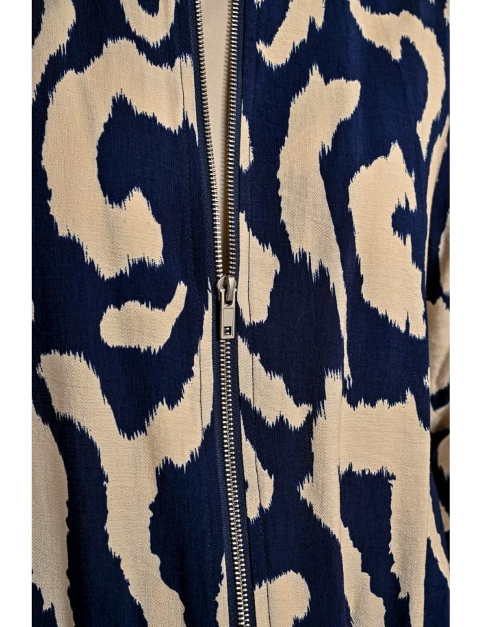 Lili Sidonio X Molly Bracken Veste Bomber NAVY THAIS