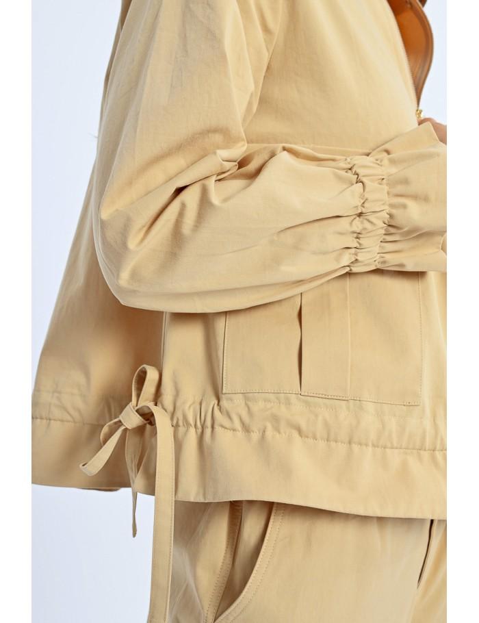 Lili Sidonio X Molly Bracken Veste Droite Zippée LIGHT BEIGE