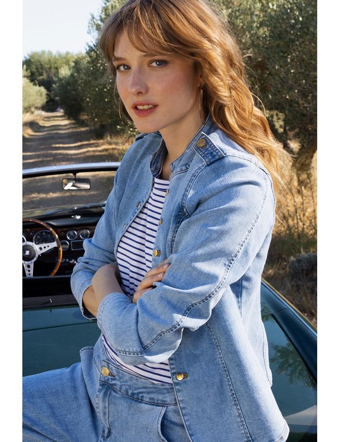 lili sidonio x molly bracken Veste en jean DENIM BLUE lili sidonio x molly bracken Veste en jean DENIM BLUE