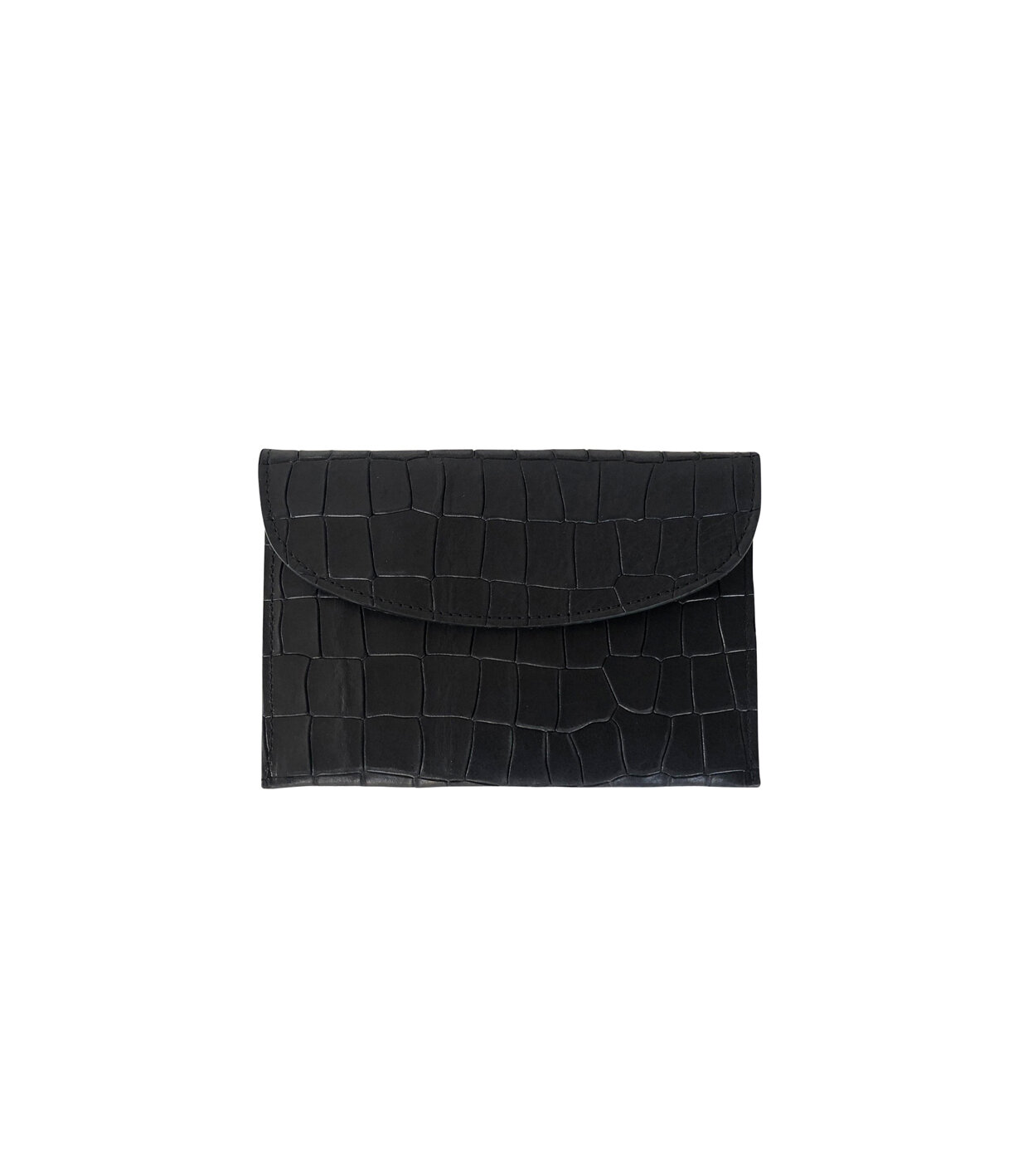 linde gallery CARRÉ D'OR S - ALLIGATOR EMBOSSED - BLACK