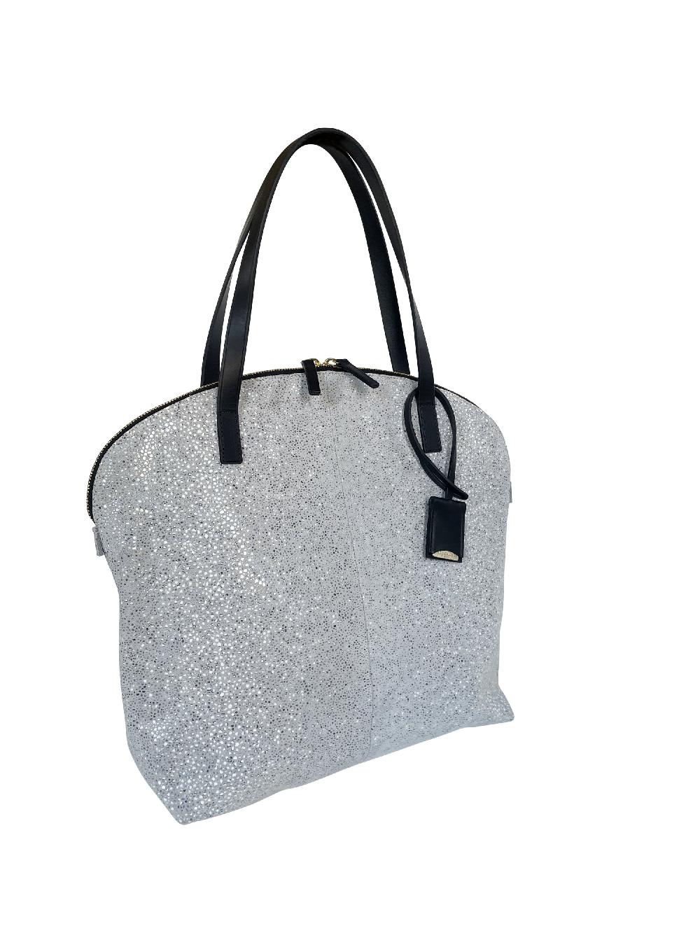 linde gallery FLAMANDS S - GALUCHAT PRINTED SUEDE - PERLE